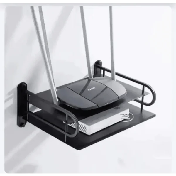 Wall mounted router stand